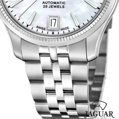 Jaguar Damenuhr Edelstahl silber Jaguar Heritage Armbanduhr UJ1000/1