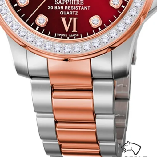Jaguar Damenuhr Edelstahl silber rosegold Jaguar Executive Armbanduhr UJ894/3