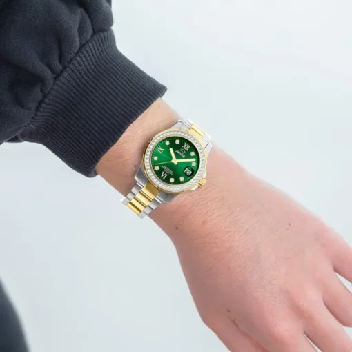 Jaguar Damenuhr Edelstahl silber gold Jaguar Executive Armbanduhr UJ893/3