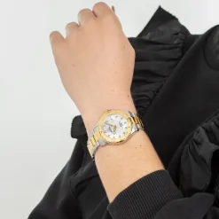 Jaguar Damenuhr Edelstahl silber gold Jaguar Pro Diver Armbanduhr UJ896/3