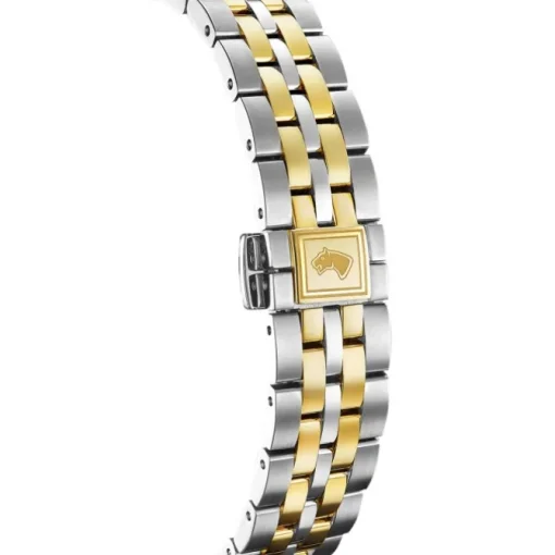 Jaguar Damenuhr Edelstahl silber gold Jaguar Heritage Armbanduhr UJ998/2