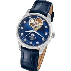 Jaguar Damenuhr Leder blau Jaguar Coeur Armbanduhr UJ994/B