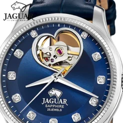 Jaguar Damenuhr Leder blau Jaguar Coeur Armbanduhr UJ994/B