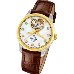 Jaguar Damenuhr Leder braun Jaguar Coeur Armbanduhr UJ995/A