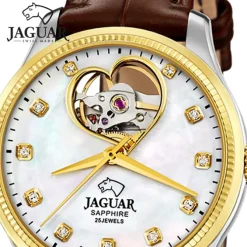 Jaguar Damenuhr Leder braun Jaguar Coeur Armbanduhr UJ995/A