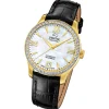 Jaguar Damenuhr Leder schwarz Jaguar Heritage Armbanduhr UJ999/A