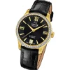 Jaguar Damenuhr Leder schwarz Jaguar Heritage Armbanduhr UJ999/B