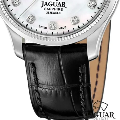 Jaguar Damenuhr Leder schwarz Jaguar Coeur Armbanduhr UJ994/A