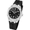 Jaguar Damenuhr Silikon schwarz Jaguar Diplomatic Armbanduhr UJ1017/2