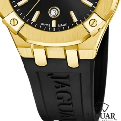 Jaguar Damenuhr Silikon schwarz Jaguar Diplomatic Armbanduhr UJ1018/1