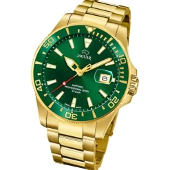 Jaguar Herren Armbanduhr Executive J877/2 Analog Edelstahl gold UJ877/2