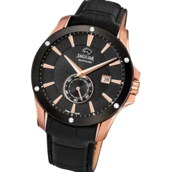 Jaguar Herren Armbanduhr ACM J882/1 Analog Leder schwarz UJ882/1