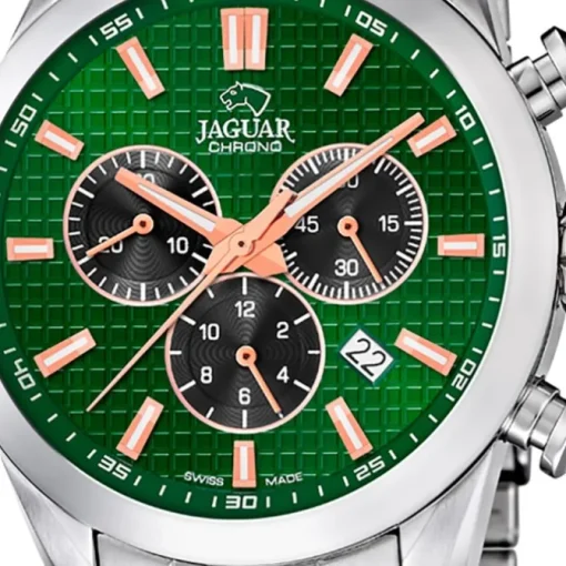 Jaguar Herren Armbanduhr ACM J865/3 Chronograph Edelstahl silber UJ865/3