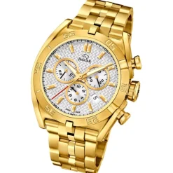 Jaguar Herren-Armbanduhr Edelstahl gold J853/1 Saphir Executive UJ853/1