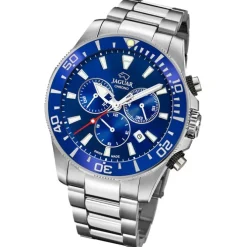 Jaguar Herren-Armbanduhr Edelstahl silber J861/2 Saphir Executive UJ861/2