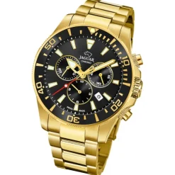 Jaguar Herren-Armbanduhr Edelstahl gold J864/3 Saphir Executive UJ864/3
