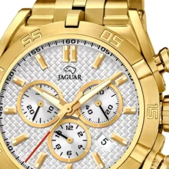 Jaguar Herren-Armbanduhr Edelstahl gold J853/1 Saphir Executive UJ853/1