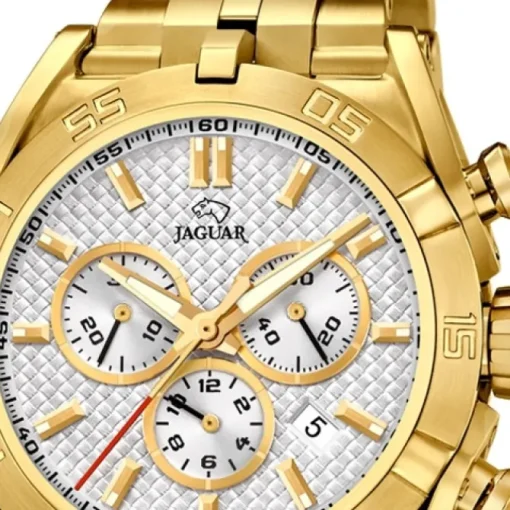 Jaguar Herren-Armbanduhr Edelstahl gold J853/1 Saphir Executive UJ853/1