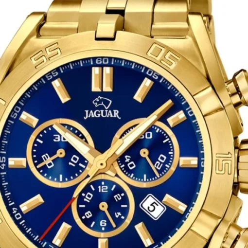 Jaguar Herren-Armbanduhr Edelstahl gold J853/3 Saphir Executive UJ853/3