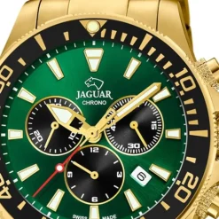 Jaguar Herren-Armbanduhr Edelstahl gold J864/1 Saphir Executive UJ864/1