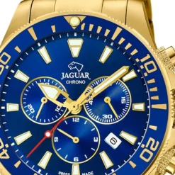Jaguar Herren-Armbanduhr Edelstahl gold J864/2 Saphir Executive UJ864/2