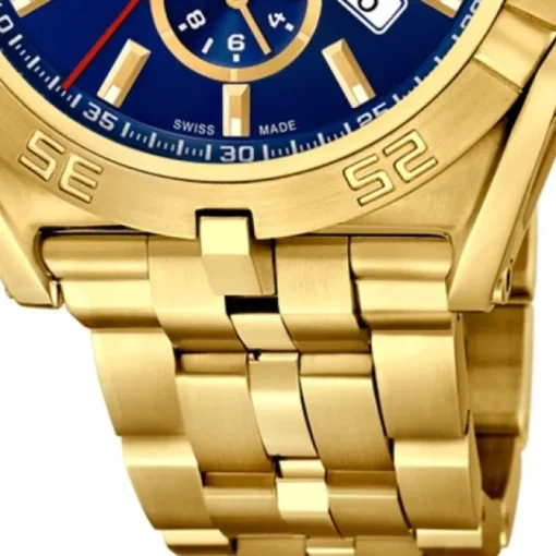 Jaguar Herren-Armbanduhr Edelstahl gold J853/3 Saphir Executive UJ853/3