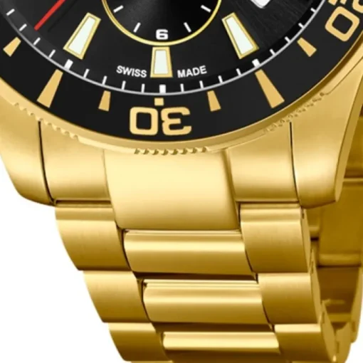 Jaguar Herren-Armbanduhr Edelstahl gold J864/3 Saphir Executive UJ864/3