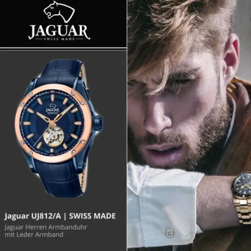 Jaguar Herrenuhr Automatik Leder J812/A Saphirglas Special Edition UJ812/A
