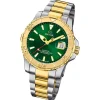 Jaguar Herrenuhr Edelstahl silber gold Jaguar Pro Diver Armbanduhr UJ970/1