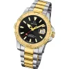Jaguar Herrenuhr Edelstahl silber gold Jaguar Pro Diver Armbanduhr UJ970/3