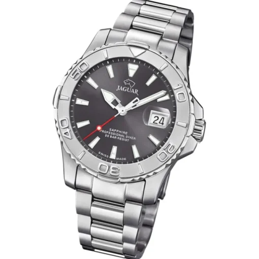 Jaguar Herrenuhr Edelstahl silber Jaguar Pro Diver Armbanduhr UJ969/3