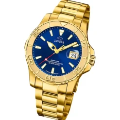 Jaguar Herrenuhr Edelstahl gold Jaguar Pro Diver Armbanduhr UJ971/2