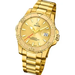 Jaguar Herrenuhr Edelstahl gold Jaguar Pro Diver Armbanduhr UJ971/4