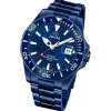 Jaguar Herrenuhr Edelstahl blau Jaguar Pro Diver Armbanduhr UJ987/1