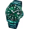 Jaguar Herrenuhr Edelstahl grün Jaguar Pro Diver Armbanduhr UJ988/1
