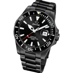 Jaguar Herrenuhr Edelstahl schwarz Jaguar Pro Diver Armbanduhr UJ989/1