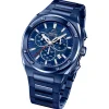 Jaguar Herrenuhr Edelstahl blau Jaguar Executive Armbanduhr UJ991/1