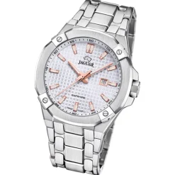 Jaguar Herrenuhr Edelstahl silber Jaguar Diplomatic Armbanduhr UJ1009/1