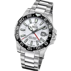 Jaguar Herrenuhr Edelstahl silber Jaguar Ceramic Armbanduhr UJ1011/1