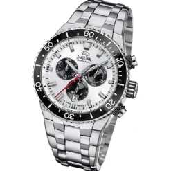 Jaguar Herrenuhr Edelstahl silber Jaguar Ceramic Armbanduhr UJ1022/1