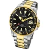 Jaguar Herrenuhr Edelstahl silber gold Jaguar Pro Diver Armbanduhr UJ863/D