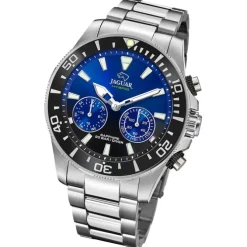 Jaguar Herrenuhr Edelstahl silber Jaguar Connected Armbanduhr UJ888/6