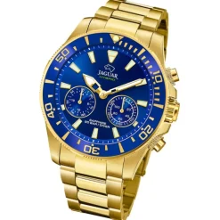 Jaguar Herrenuhr Edelstahl gold Jaguar Connected Armbanduhr UJ899/2