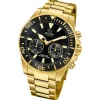 Jaguar Herrenuhr Edelstahl gold Jaguar Connected Armbanduhr UJ899/3