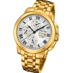 Jaguar Herrenuhr Edelstahl gold Jaguar Le Chronographe Armbanduhr UJ979/1