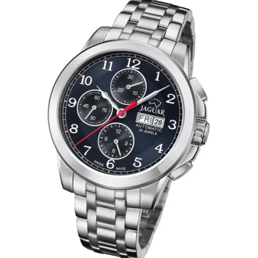 Jaguar Herrenuhr Edelstahl silber Jaguar Le Chronographe Armbanduhr UJ978/3