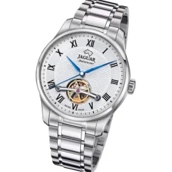 Jaguar Herrenuhr Edelstahl silber Jaguar Balancier Armbanduhr UJ965/2