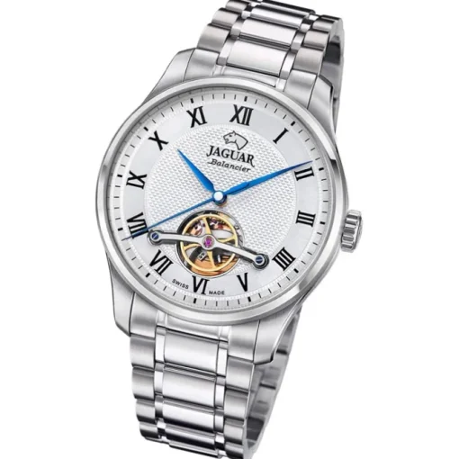 Jaguar Herrenuhr Edelstahl silber Jaguar Balancier Armbanduhr UJ965/2