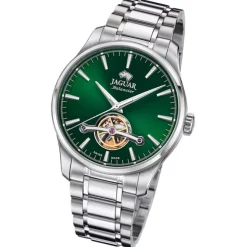 Jaguar Herrenuhr Edelstahl silber Jaguar Balancier Armbanduhr UJ965/4