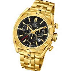 Jaguar Herrenuhr Edelstahl gold Jaguar Executive Armbanduhr UJ853/B